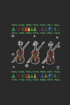 Paperback Christmas Violin: Graph Paper Notebook (6" x 9" - 120 pages) Christmas Themed Notebook for Daily Journal, Diary, and Gift Book