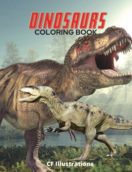 Paperback Dinosaurs Coloring Book: age 4-8 Book