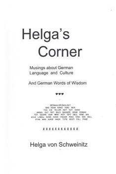 Paperback Helga's Corner Book