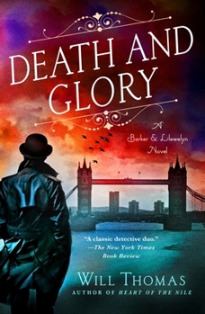 Paperback Death and Glory: A Barker & Llewelyn Novel Book