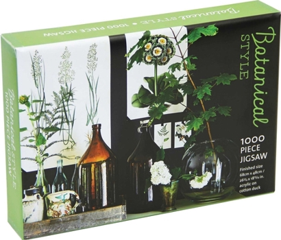 Hardcover Botanical Style Jigsaw Puzzle Book
