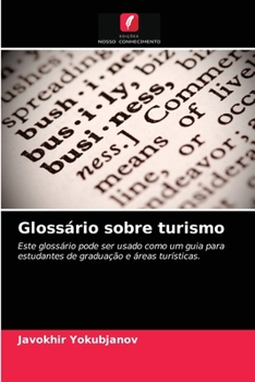 Paperback Glossário sobre turismo [Portuguese] Book