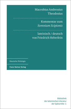 Hardcover Macrobius Ambrosius Theodosius: Kommentar Zum 'Somnium Scipionis' [German] Book