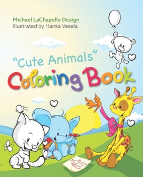 Paperback "Cute Animals" Coloring Book: for Kids Book