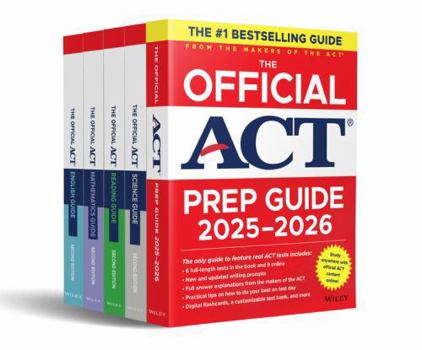 Paperback The Official ACT Prep & Subject Guides 2025-2026 Complete Set Book