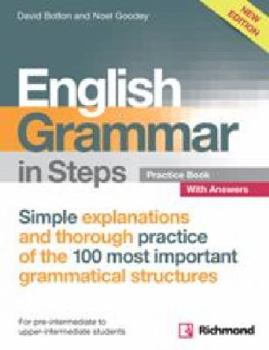 Paperback NEW ENGLISH GRAMMAR IN STEPS PRACTICE BOOK WITH ANSWERS [Portuguese] Book