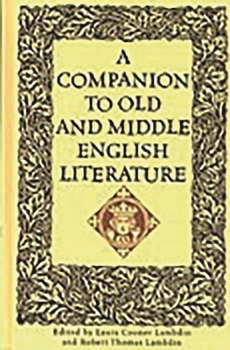 Hardcover A Companion to Old and Middle English Literature Book