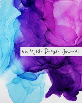 52 Week Prayer Journal: with Prompts for Women to Write in - Purple Inkwell