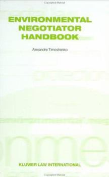 Hardcover Environmental Negotiator Handbook Book