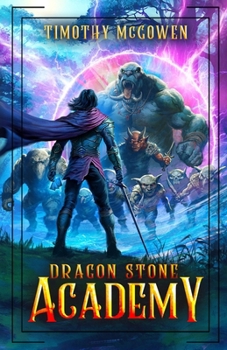 Paperback Dragon Stone Academy: A LitRPG Fantasy Book