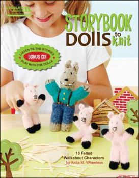 Paperback Storybook Dolls to Knit [With CD (Audio)] Book