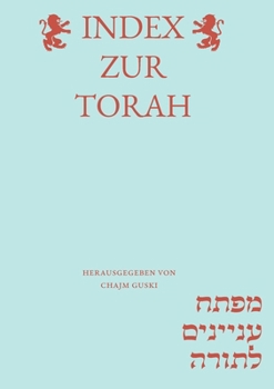 Paperback Index zur Torah: Ein Helfer für die Torah [German] Book