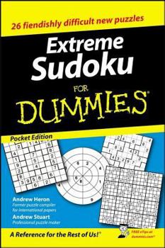 Hardcover Extreme Sudoku for Dummies Book