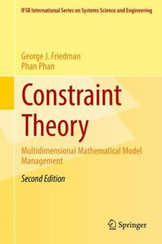 Hardcover Constraint Theory: Multidimensional Mathematical Model Management Book