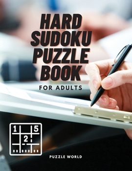 Paperback Hard Sudoku Puzzle Book