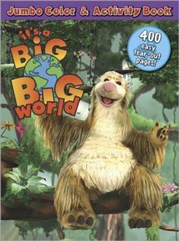 Paperback It's a Big Big World: Jumbo Color & Activity Book