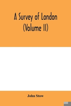 Paperback A survey of London (Volume II) Book