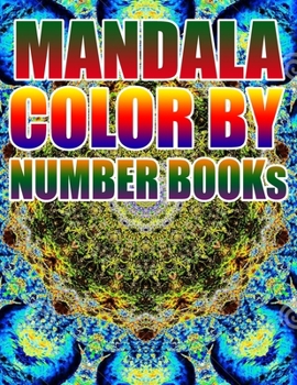 Paperback Mandala Color by Number Books: Kids and Adults Book