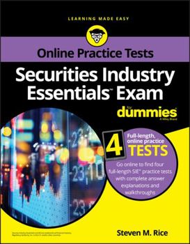 Paperback Securities Industry Essentials Exam for Dummies with Online Practice Book