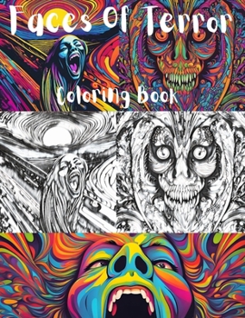 Paperback Faces Of Terror Coloring Book