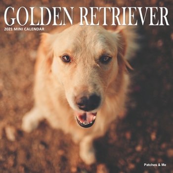 Paperback Golden Retriever: 2021 Mini Wall Calendar Book