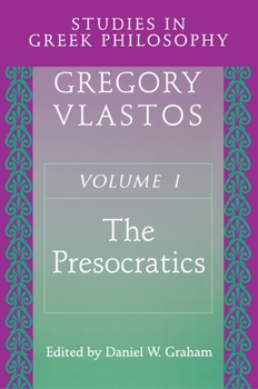 Paperback Studies in Greek Philosophy, Volume I: The Presocratics Book