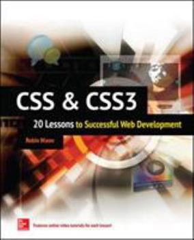 Paperback CSS & Css3: 20 Lessons to Successful Web Development Book