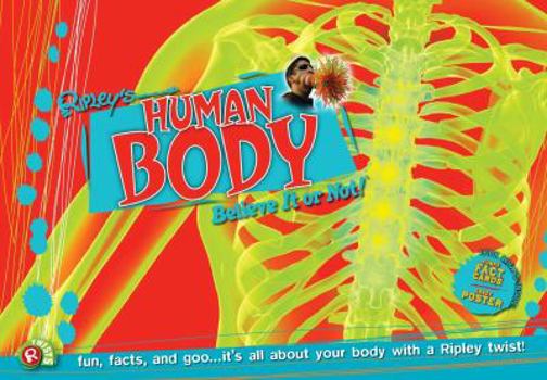 Hardcover Ripley Twists: Human Body: Fun, Facts, and Goo... [With Funky Fact Cards and Poster] Book