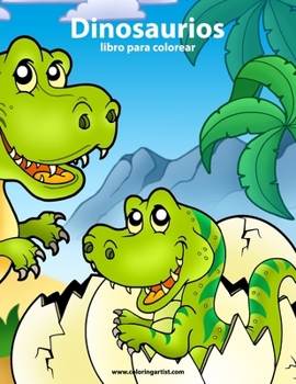 Paperback Dinosaurios libro para colorear 1 [Spanish] Book