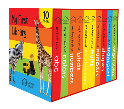Board book My First Library: Boxset of 10 Board Books for Kids Book