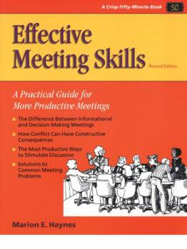 Paperback Effective Meeting Skills, Revised Book