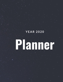 Paperback Year 2020 Planner: Monthly & Weekly basis Book
