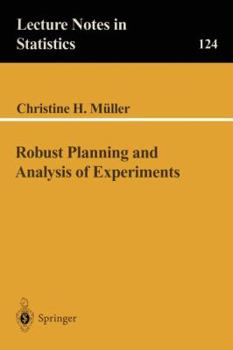 Paperback Robust Planning and Analysis of Experiments Book