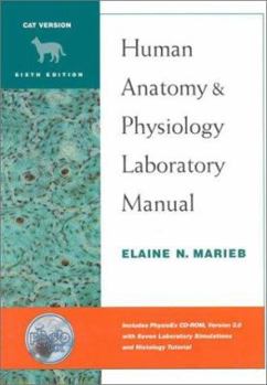 Paperback Human Anatomy & Physiology Lab Manual: Cat Version (Book with CD-ROM, 2.0 Version) Book
