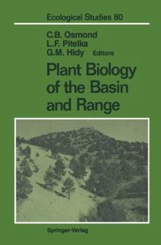 Hardcover Plant Biology of the Basin and Range (Ecological Studies) Book