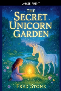 Paperback The Secret Unicorn Garden [Large Print] Book