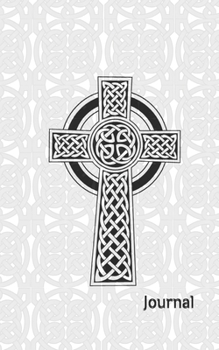 Celtic Lined Journal: Grey Celtic Cross