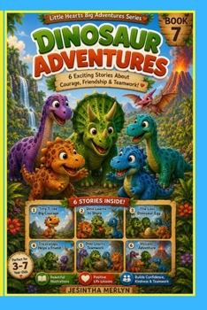Dinosaur Adventures: A Picture Book for Children Ages 3-7 | 6 Exciting Stories About Courage, Friendship, Teamwork, Kindness, and Positive Life Lessons (Little Hearts Big Adventures Series)