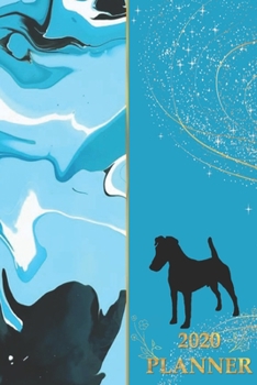 2020 Planner: 2020 Sunday Start Monthly Calendar and Organizer | Smooth Fox Terrier Gift for Women