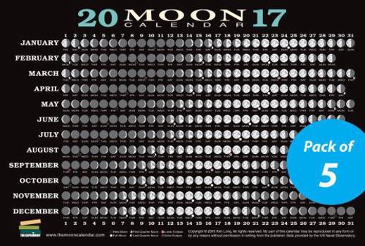 Cards 2017 Moon Calendar Card (5-Pack): Lunar Phases, Eclipses, and More! Book
