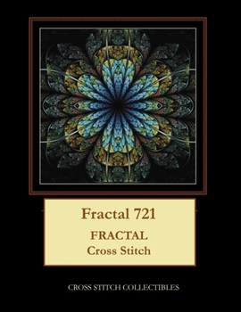 Paperback Fractal 721: Fractal Cross Stitch Pattern [Large Print] Book