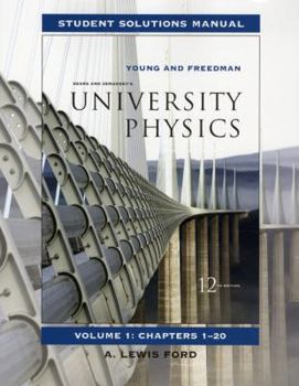 Paperback Student Solutions Manual for University Physics Vol 1 Book