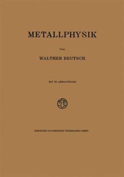 Paperback Metallphysik [German] Book