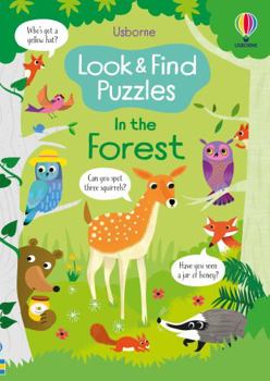 Paperback Look and Find Puzzles: In the Forest Book