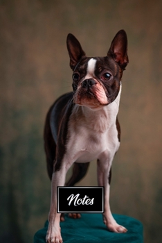 Paperback Boston Terrier Dog Pup Puppy Doggie Notebook Bullet Journal Diary Composition Book Notepad - Proud Pose: Cute Animal Pet Owner Composition Book with 1 Book