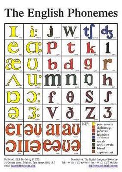 Wall Chart The English Phonemes Book