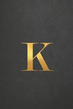 Paperback K: Executive Monogram Initial Journal (Vintage Leather Look Personalized Letter Notebooks) Book