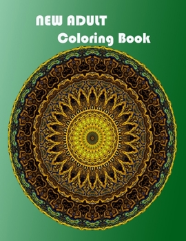 Paperback New Adult Coloring book: Coloring page for Beautiful and Happiness Book