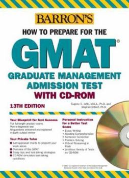 Paperback How to Prepare for the GMAT [With CD-ROM] Book