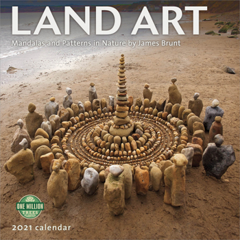 Calendar Land Art 2021 Wall Calendar: Mandalas and Patterns in Nature Book